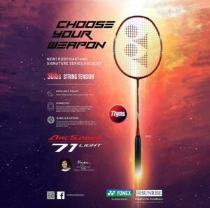 Yonex Arcsaber 71 Light Graphite Badminton Racquet (5u G5 Control & Precision) - Image 7