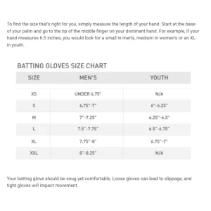 Easton VRS Power Boost Adult Batting Gloves Grey/Red - Image 4