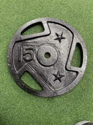 15kg Cast Iron Weight Plates (Pair)