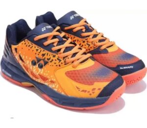 Yonex Avatar Unisex Badminton Shoes ( Neon Orange / Navy / Neon Yellow )