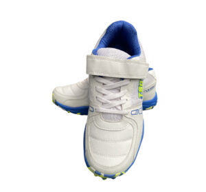 TSA Opener Rubber Spike Cricket Shoe - Dual Closure, Laces and Velcro Strap - Image 3