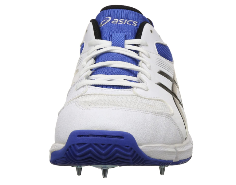 Asics GEL 100 Not Out Cricket Shoes White / Blue TOTAL SPORTS AUSTRALIA