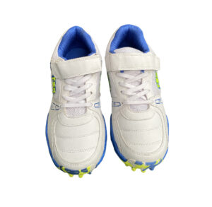 TSA Opener Rubber Spike Cricket Shoe - Dual Closure, Laces and Velcro Strap - Image 2