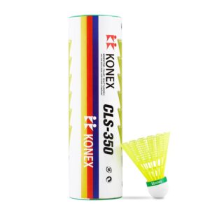 KONEX  CLS 350 Nylon Badminton Shuttlecock (Pack of 6pc)