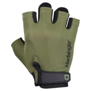 Harbinger Mens Power Weight Lifting Gloves 2.0 – Green