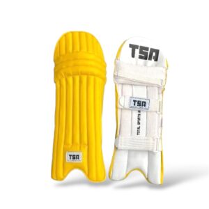 TSA Pearl Coloured Cricket Batting Pads – Lime Yellow