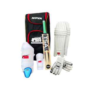 TSA Nova Junior Cricket Kit Set (Helmet Option Available)