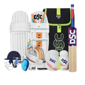 DSC Eco Full Junior Cricket Kit With Helmet