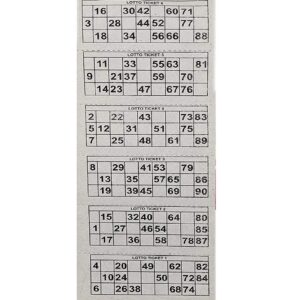 Housie Tambola Regular Tickets