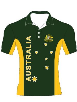 Green And Yellow Gold Australia Shirt
