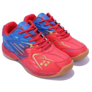 Yonex All England 21 Badminton Shoes (Haute Red/Blue Coral)