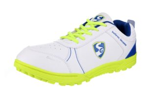 SG Bouncer 2.0 Rubber Spike Cricket Shoes Neon