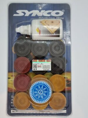 Supreme Tournament Garde Carrom Board with Coins Striker and Boric Powder (36 x 36 Inch) - Image 3