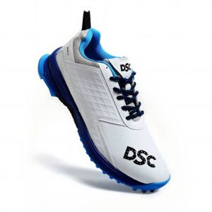 DSC Jaffa 22 Rubber Cricket Shoes - White/Navy