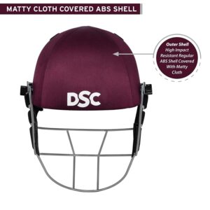 DSC Defender Maroon Cricket Helmet - Image 2