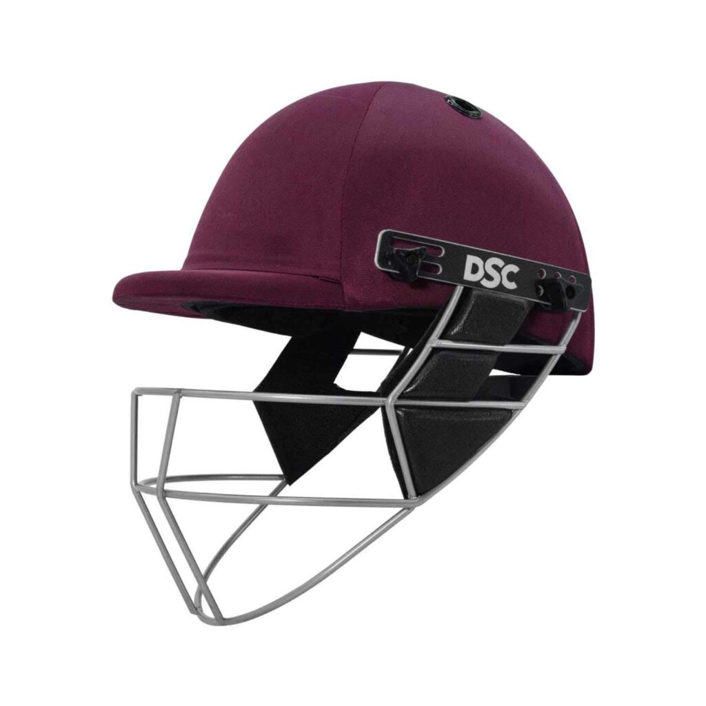 DSC Defender Cricket Helmet Maroon TOTAL SPORTS AUSTRALIA
