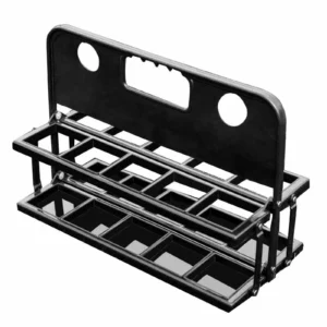 Total Sports 10 Bottle Maxx Folding Water Bottle Carrier - Black