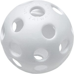 Easton Plastic Wiffle Training Balls - 9" White (6 pack) - Image 2