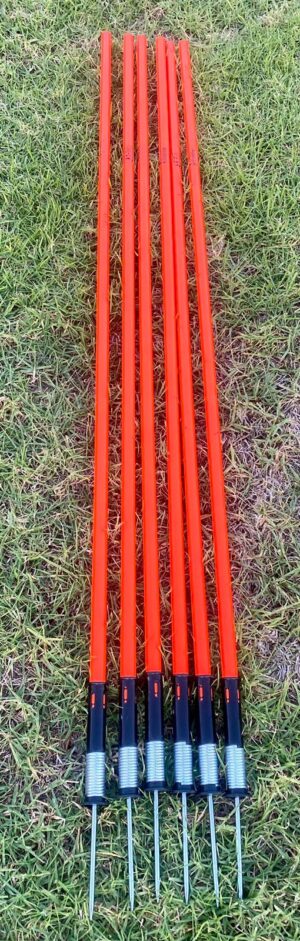 TSA 1.8m Pro Multi Spike Spring Agility Pole - Image 5