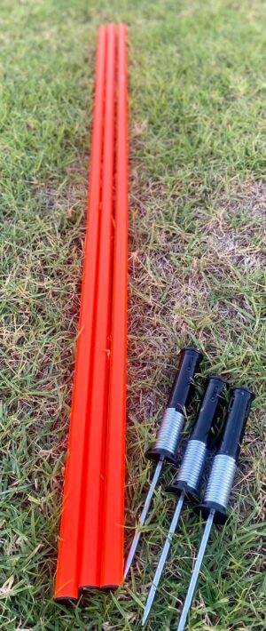 TSA 1.8m Pro Multi Spike Spring Agility Pole - Image 2