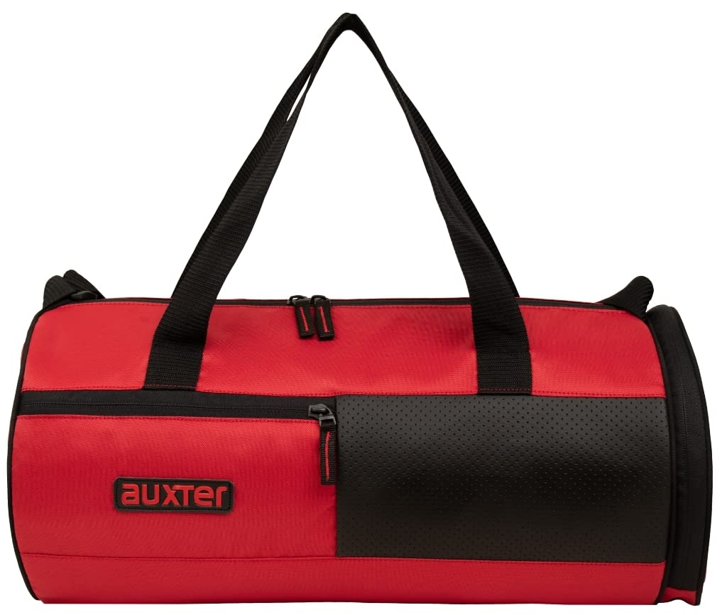GM70 Premium Gym Duffel Bag with Shoe Pocket – Red