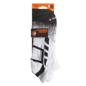 Sof Sole Running Select Low Cut Mens Socks Pack of 3 (White )