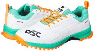 DSC Jaffa 22 Cricket Shoes Sea Green /Fluro Orange - Image 7