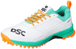 DSC Jaffa 22 Cricket Shoes Sea Green /Fluro Orange - Image 2