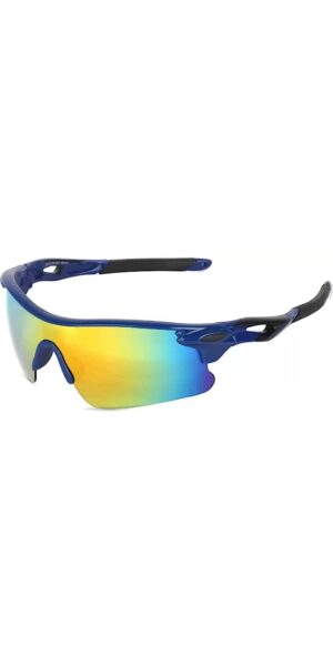Sports Sunglasses - Unisex Multicolour Goggle - Image 3