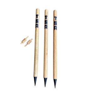 TSA Metal Tip Ferrule Cricket Stumps (3PC + Bails)