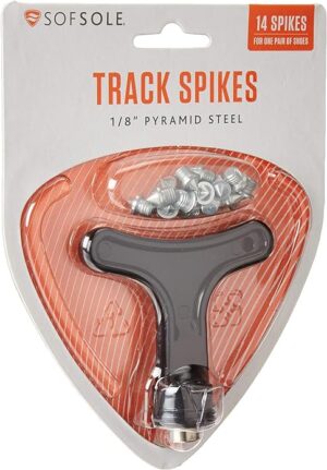 Sof Sole Replacement 1/8" Steel Track Pyramid Spikes for Running Shoes