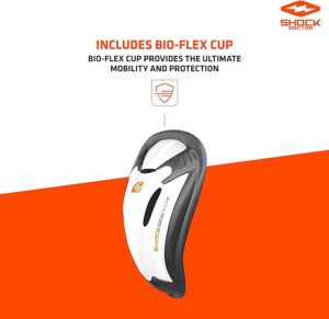 Shock Doctor Compression Short with Bio-Flex Protective Cup - Black - Image 2