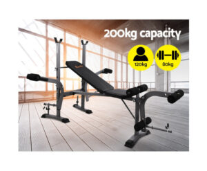Everfit Weight Bench Adjustable Bench Press 8-In-1 Gym Equipment - Image 5