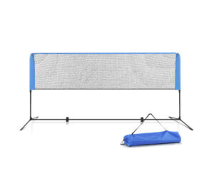 Everfit Portable Sports Net Stand Badminton Volleyball Tennis Soccer 3m 3ft Blue