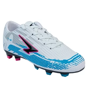Sfida Knight XTR Junior Football Boots - White/Sky/Pink - Image 3