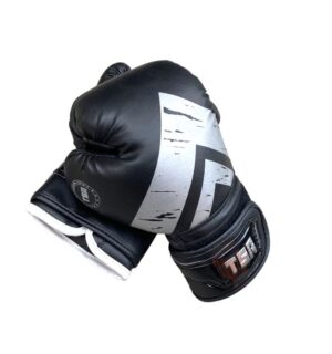 TSA Classic Pro Boxing Training Gloves - Black/Silver