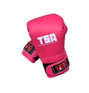 TSA Elite Pro Pink Boxing Gloves - Image 2