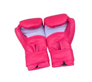 TSA Elite Pro Pink Boxing Gloves - Image 4