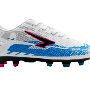 Sfida Knight XTR Junior Football Boots - White/Sky/Pink