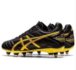 Asics Lethal Speed ST Mens Football Boot - Black/Vibrant Yellow - Image 3