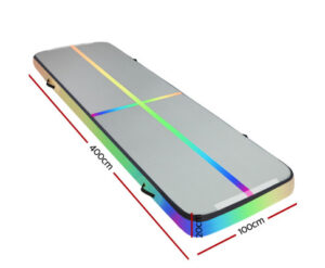 Everfit 4X1X0.2M Air Track Inflatable Tumbling Gymnastics Mat - Image 2