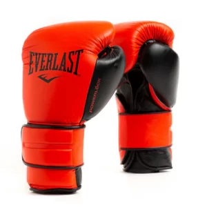 Everlast Pro Powerlock2 Training Boxing Gloves - Red/Black