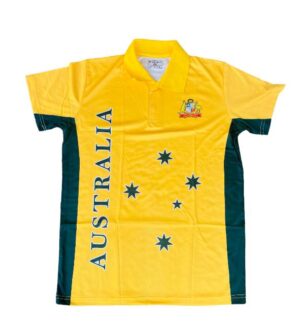 Gold And Green Australia T-Shirt - Image 2