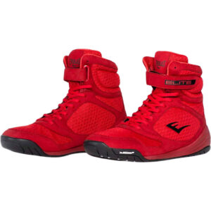 Everlast Elite 2 High Top Boxing Shoes - Red