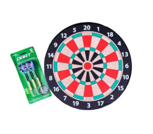 Double Sided Dartboard with Darts