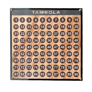 Dynamic Wooden Houise Tambola Board Game