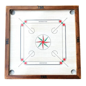 Victory Carrom Board With Coins (26 x 26 Inch)