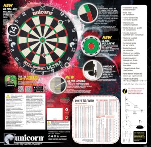 Unicorn Eclipse Ultra Bristle Dartboard - With Unilock - Image 4