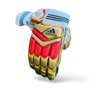 Adidas XT LE Colour Cricket Batting Gloves - Red/Gold