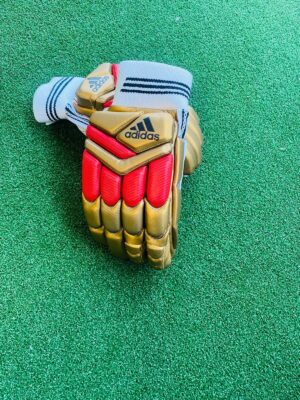 Adidas XT LE Limited Edition Colour Batting Gloves - Red/Gold - Image 2